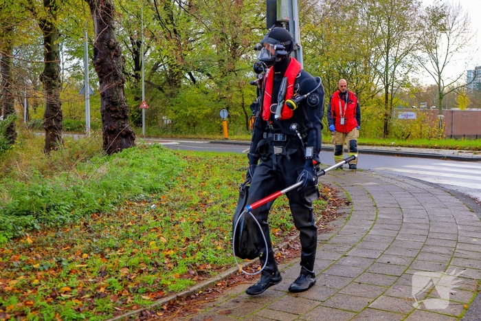 Brandweer redt zwaan met vermoedelijke vogelgriep