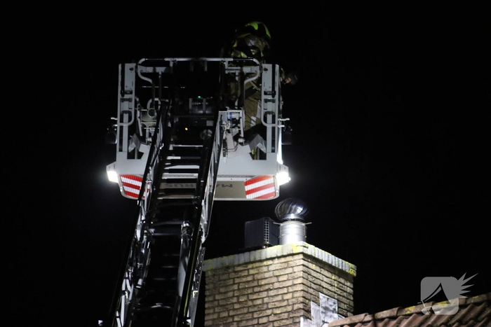 Brandweer ingezet vanwege schoorsteenbrand