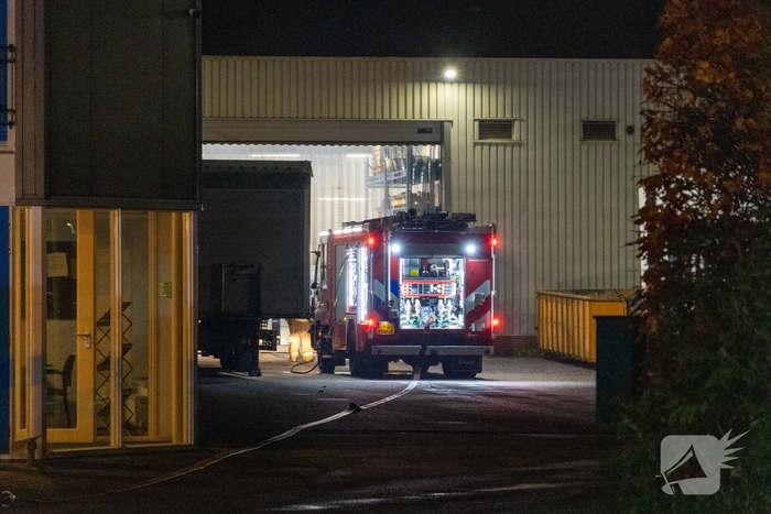 Industriebrand veroorzaakt spoedinzet