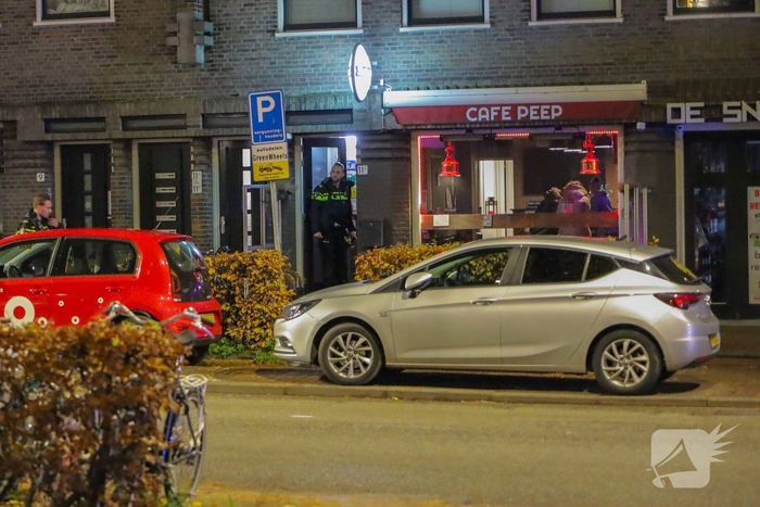 Schietpartij bij café