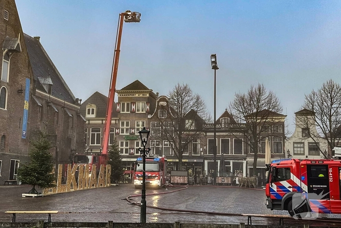 Brand in restaurant leidt tot ontruiming