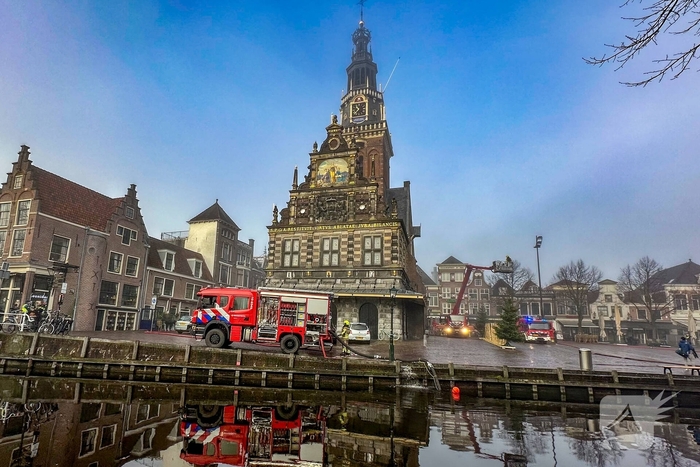 Brand in restaurant leidt tot ontruiming