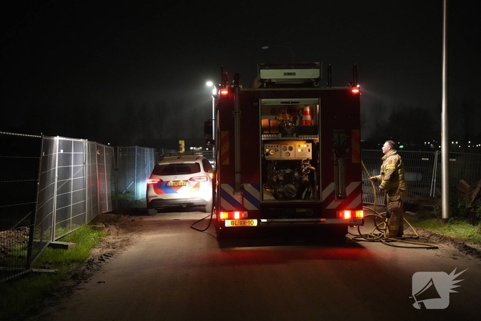 Scooter verwoest door brand