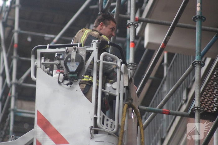 Rookontwikkeling bij brand in appartement