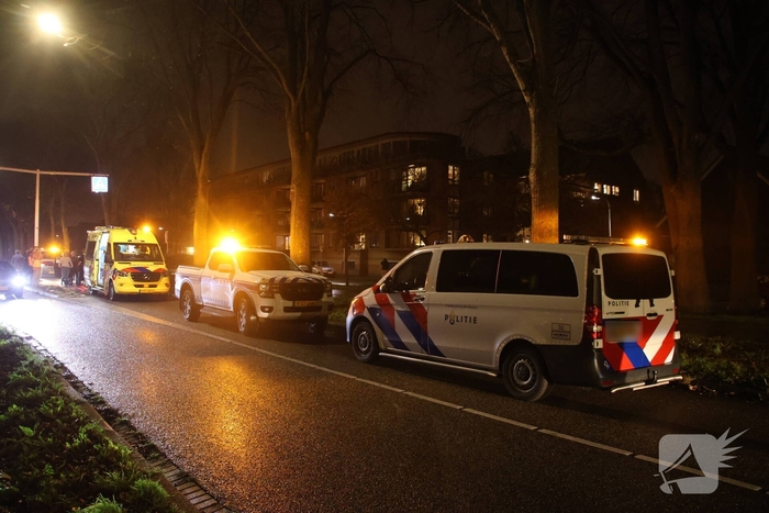 Kop-staart botsing bij zebrapad