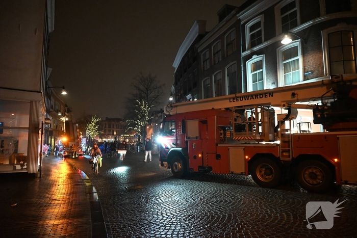 Hoogwerker en tankautospuiten ingezet voor brand