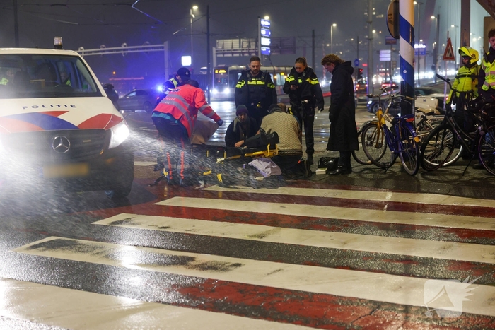 Motoragent en fietser betrokken bij ongeval