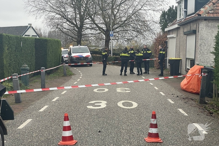 Politie zet straat af na noodlottig incident