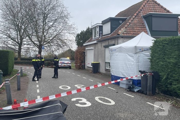 Politie zet straat af na noodlottig incident