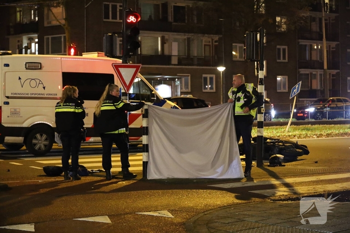 55-jarige scooterrijder overleden na ongeluk
