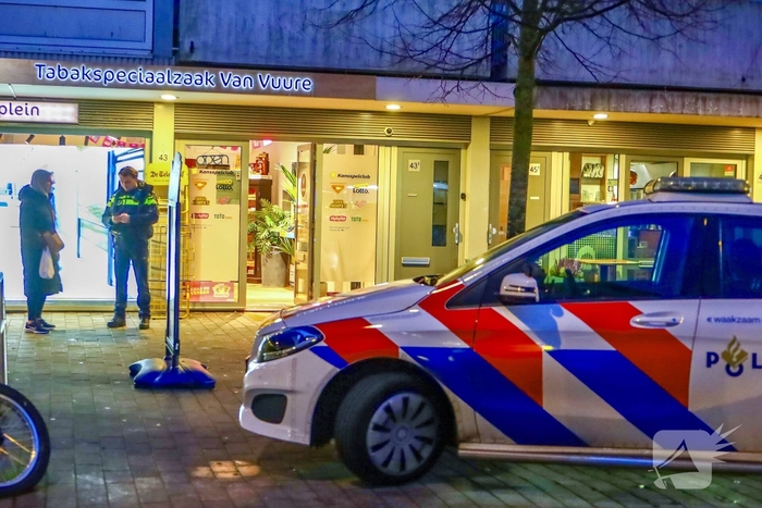 Overval op tabakspeciaalzaak zonder gewonden