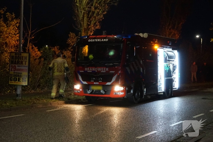 Traumahelikopter landt voor medische noodsituatie