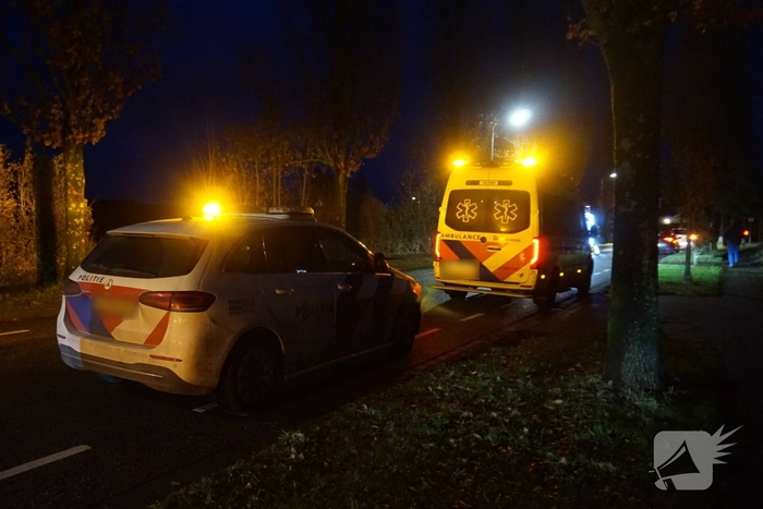 Traumahelikopter landt voor medische noodsituatie