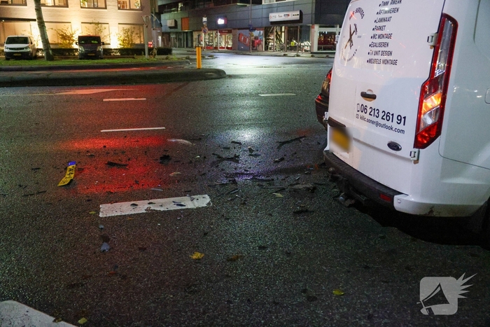 Ongeval tussen auto en bus