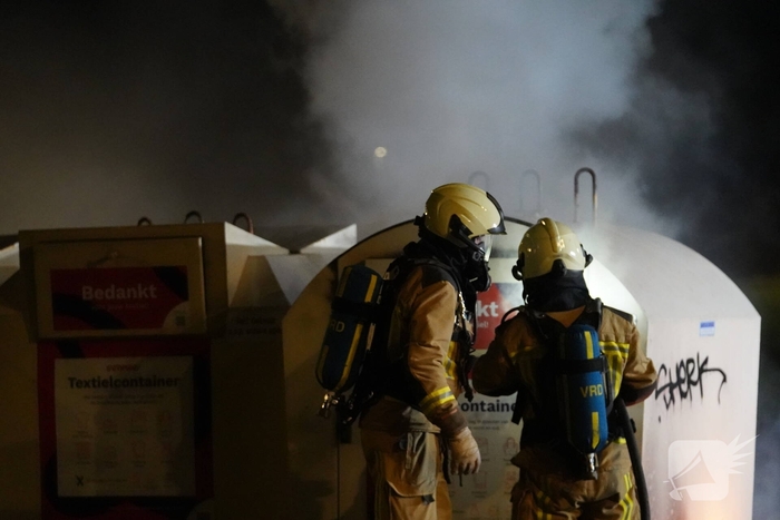 Containerbrand vermoedelijk opzettelijk aangestoken