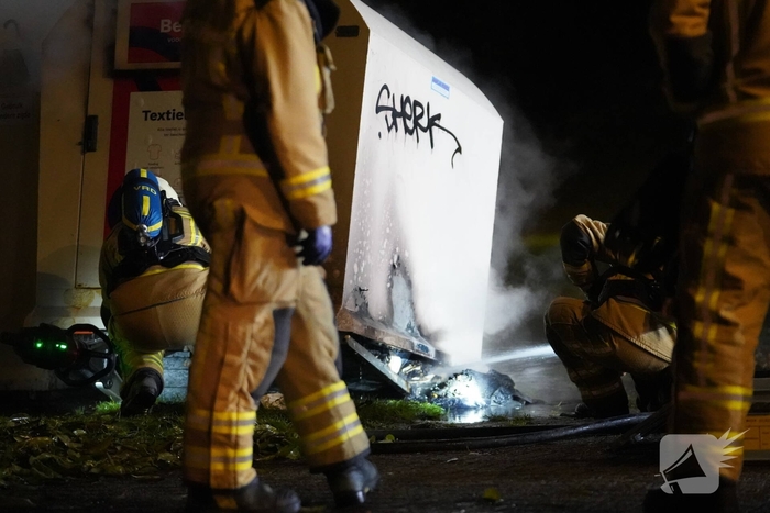 Containerbrand vermoedelijk opzettelijk aangestoken