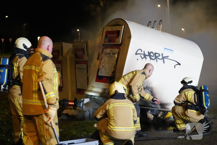 Containerbrand vermoedelijk opzettelijk aangestoken