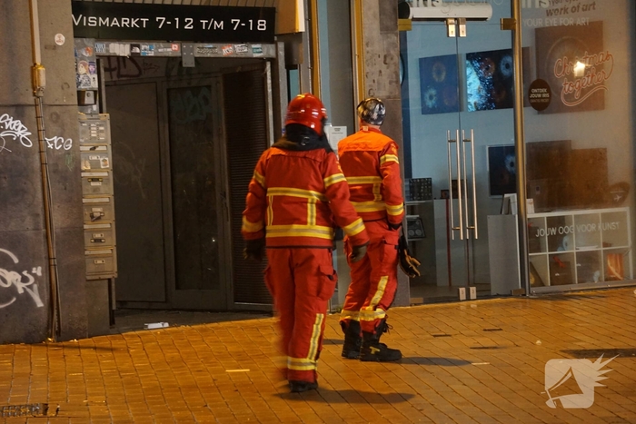 Containerbrand in appartementencomplex