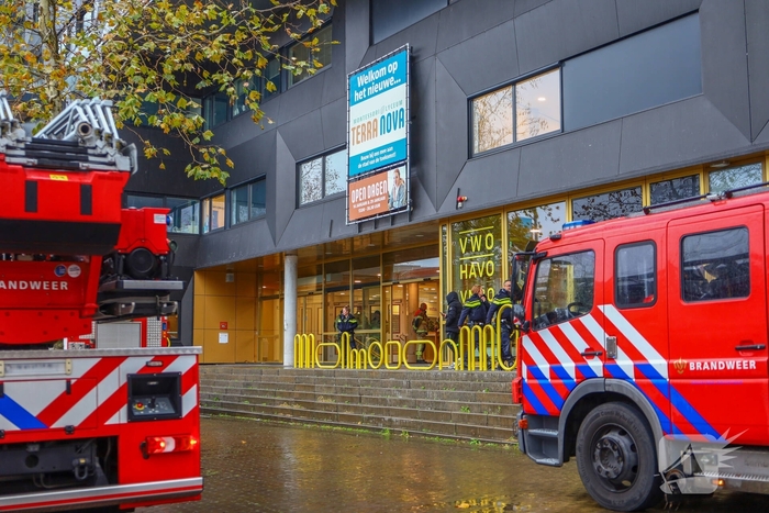 Brand in onderwijsinstelling leidt tot evacuatie