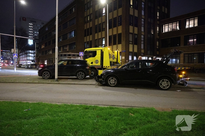Ambulance inzet na aanrijding in Rotterdam