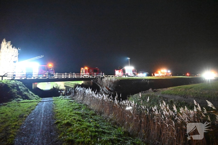 PostNL scooter in water aangetroffen