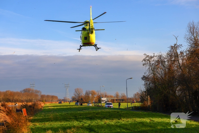 Motorrijder gewond na aanrijding met auto