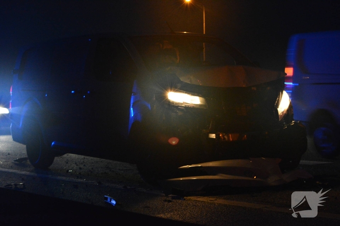 Aanrijding op A28 leidt tot verkeershinder