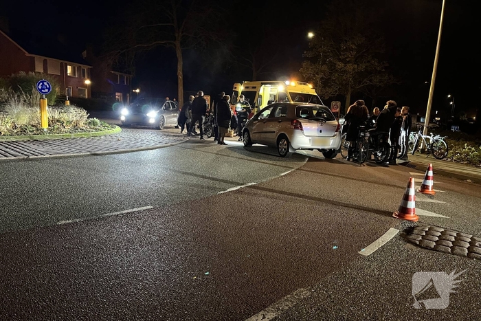 Fietser gewond bij aanrijding met auto