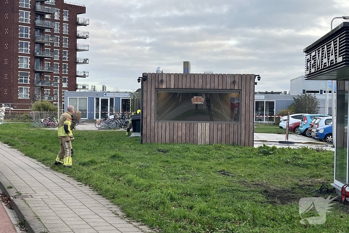 Brandweer snel ter plaatse bij snackbar