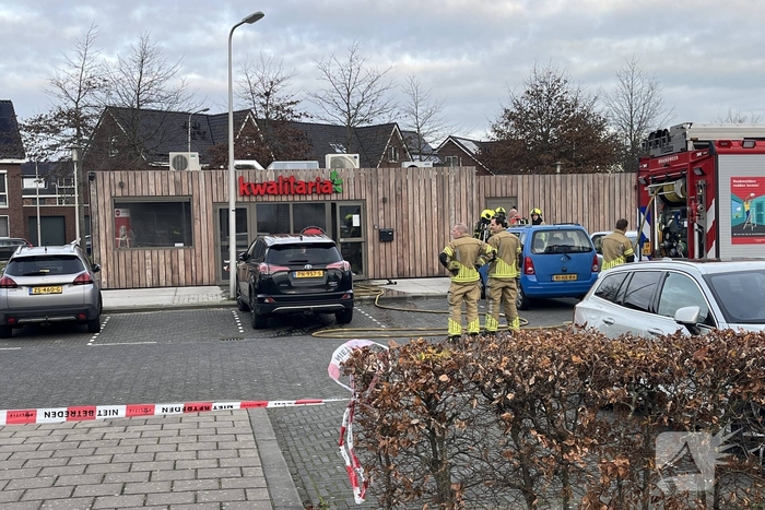 Brandweer snel ter plaatse bij snackbar