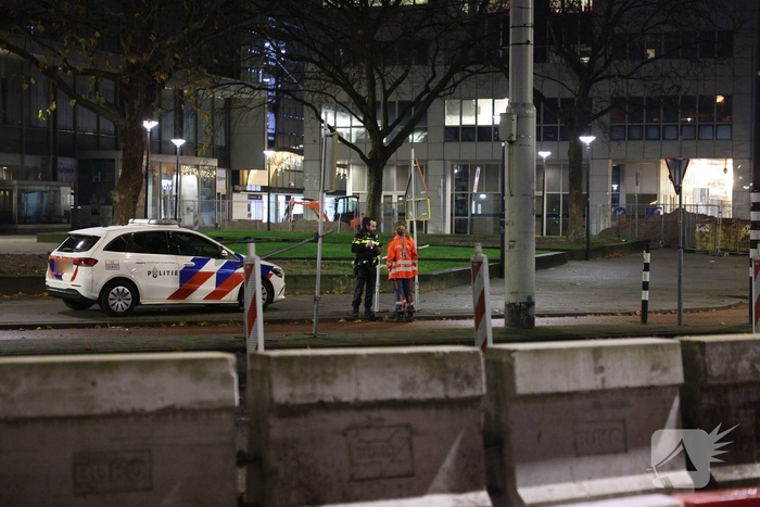 Ambulance vastgelopen tijdens inzet