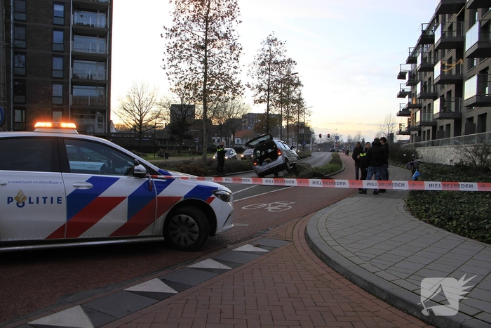 Ongeval leidt tot gewonden na aanrijding met kei