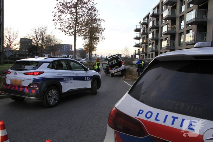 Ongeval leidt tot gewonden na aanrijding met kei