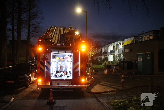 Grote woningbrand verwoest pand