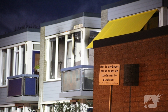 Grote woningbrand verwoest pand