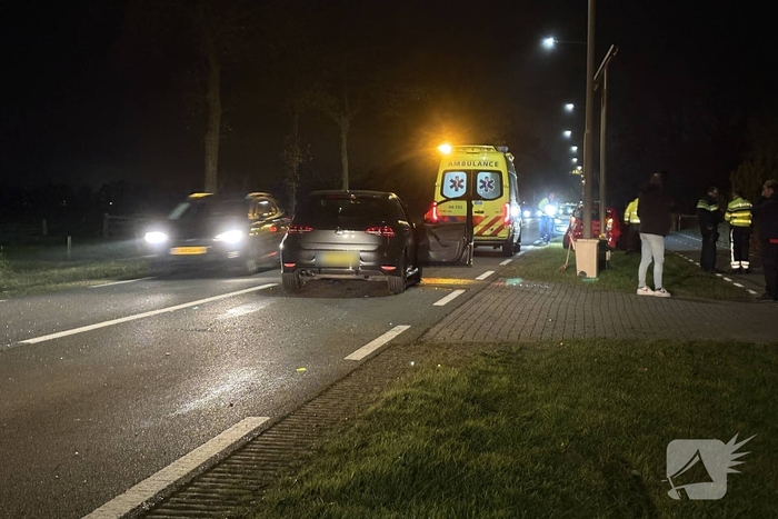 Aanrijding met letsel resulteert in lichtgewonde