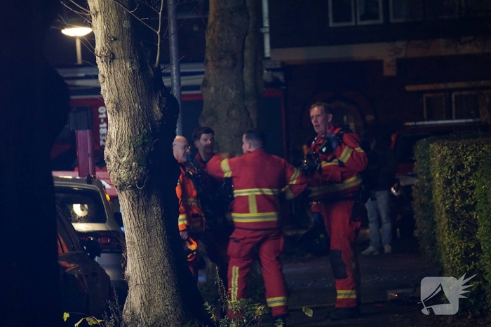 Brand op dak van woning