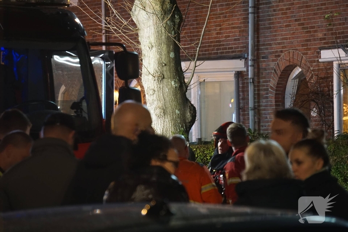 Brand op dak van woning