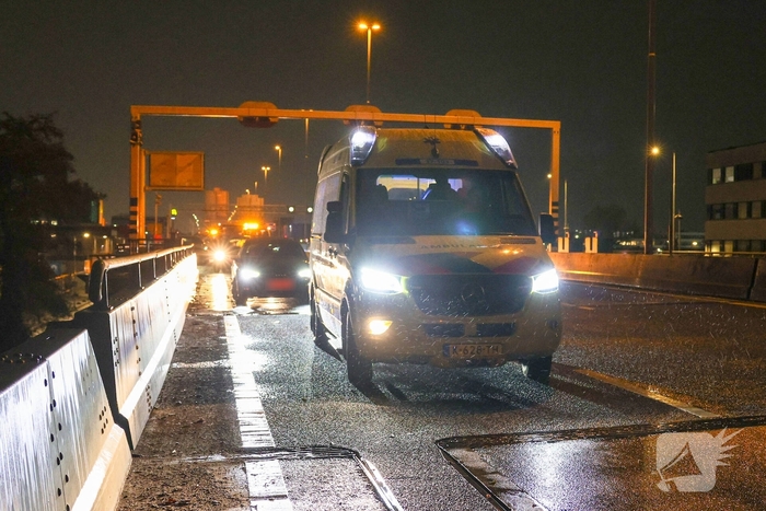Brandstichting leidt tot ongeval op snelweg