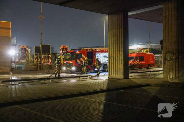 Brandstichting leidt tot ongeval op snelweg