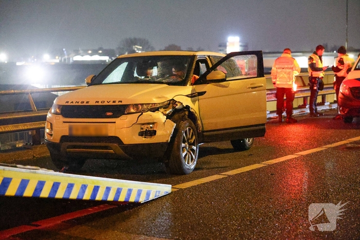 Brandstichting leidt tot ongeval op snelweg