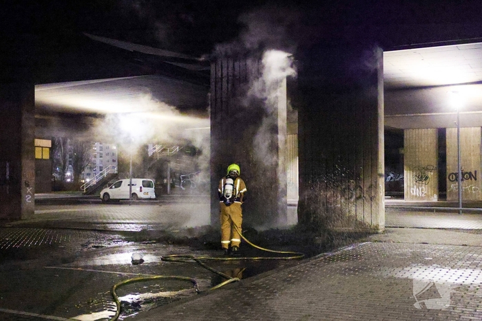 Brandstichting leidt tot ongeval op snelweg