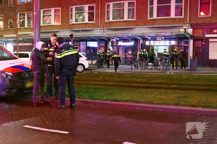 Politie-inzet na vechtpartij bij café