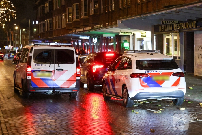 Politie-inzet na vechtpartij bij café