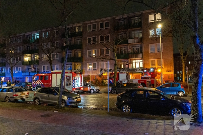 Brand in appartementencomplex snel geblust