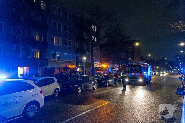 Brand in appartementencomplex snel geblust