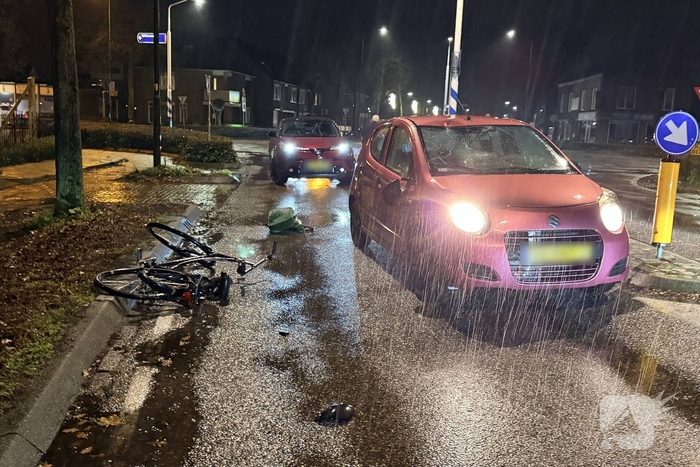 Fietser gewond bij aanrijding met auto