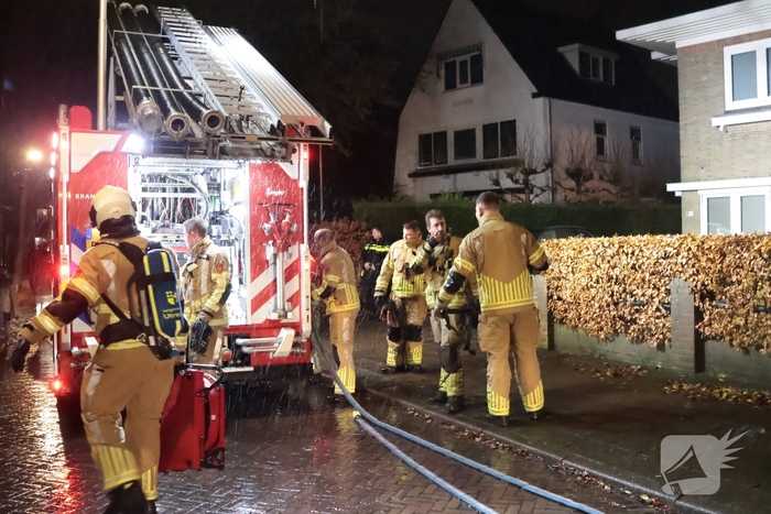 Woningbrand leidt tot snelle brandweerinzet