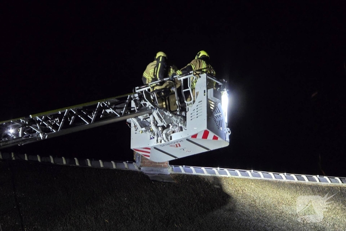 Brandweer inzet na melding van schoorsteenbrand
