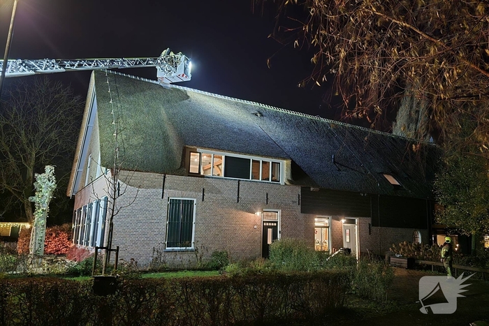 Brandweer inzet na melding van schoorsteenbrand